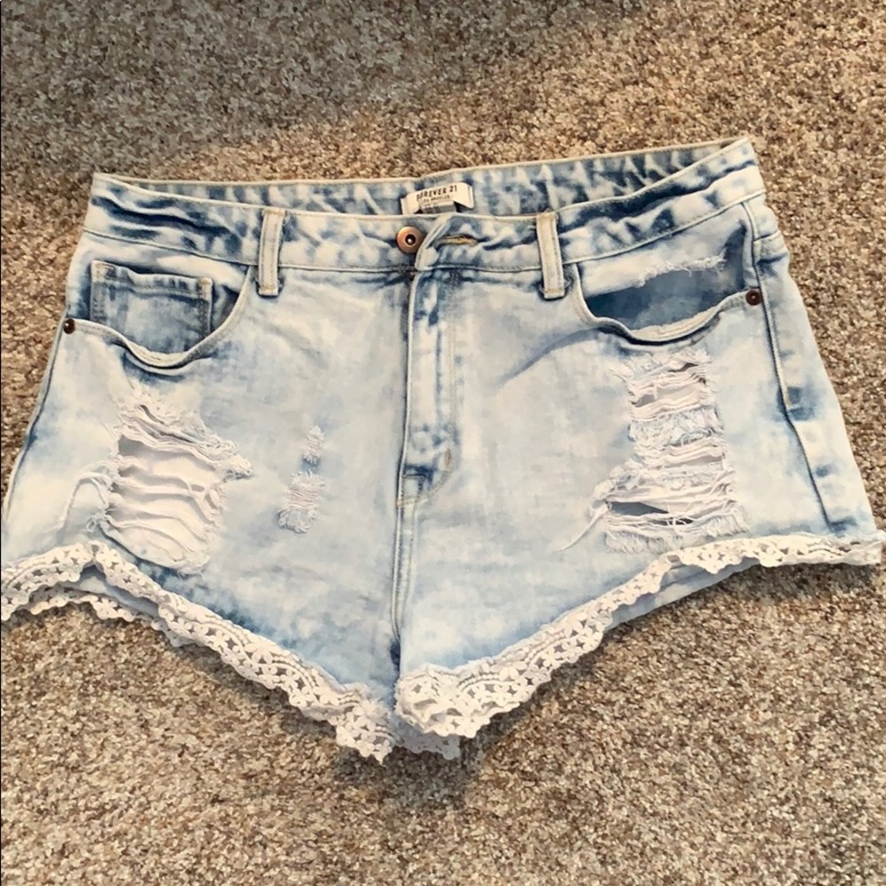 Jean shorts